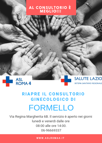 formello consultorio riaperto 2019